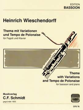 Wieschendorff, H: Thema mit Variationen und Tempo de Polonaise