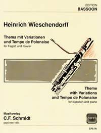 Wieschendorff, H: Theme with Variations and Tempo de Polonaise