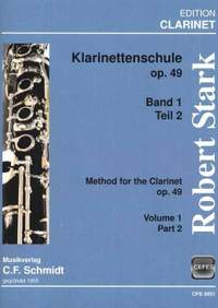 Stark, R: Method for the Clarinet op. 49 Vol. 1, Part 2