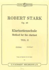 Stark, R: Method for the Clarinet op. 49 Vol. 2, Part 1