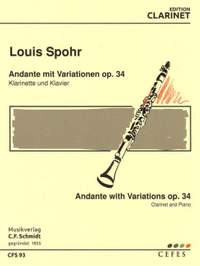 Spohr, L: Andante con Variazioni op. 34