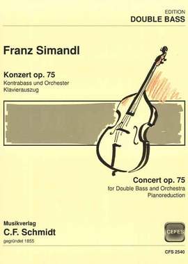 Simandl, F: Konzert op. 75