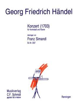 Handel, G F: Konzert (1703)