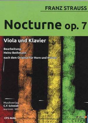 Strauß, F: Nocturne op. 7