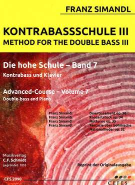 Simandl, F: Kontrabassschule III Vol. 7