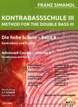 Simandl, F: Kontrabassschule III Vol. 8