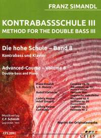 Simandl, F: Method for the Double Bass III Vol. 8