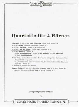 Liftl, F: Auf der Pirsch op. 184 op. 184