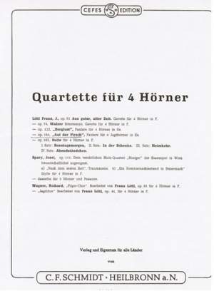Liftl, F: Auf der Pirsch op. 184 op. 184