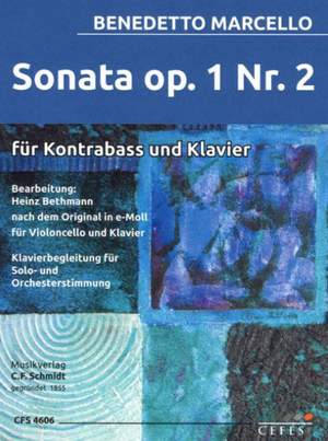Marcello, B: Sonata Op. 1 Nr. 2 op. 1/ 2
