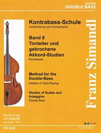 Simandl, F: Method for the Double Bass Vol. 8