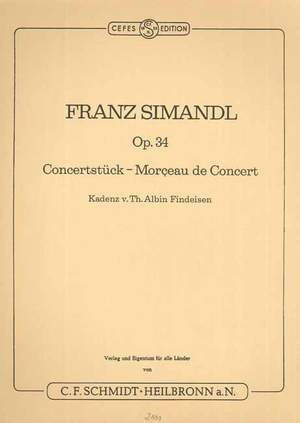 Simandl, F: Konzertstück op. 34