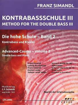 Simandl, F: Kontrabassschule III Vol. 2