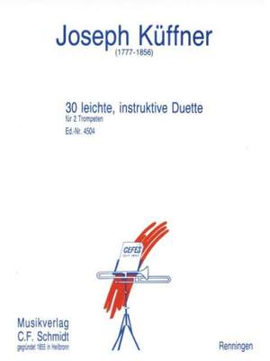Kueffner, J: 30 leichte instruktive Duette 1 Vol. 1