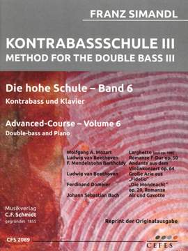 Simandl, F: Kontrabassschule III Vol. 6