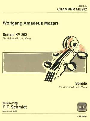 Mozart, W A: Sonate KV 292