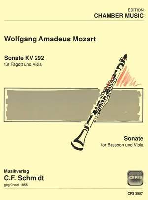 Mozart, W A: Sonate KV 292