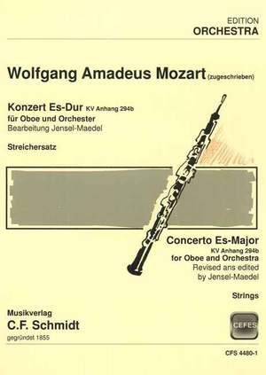 Mozart, W A: Concerto for Oboe and Orchestra KV Anhang 294 b