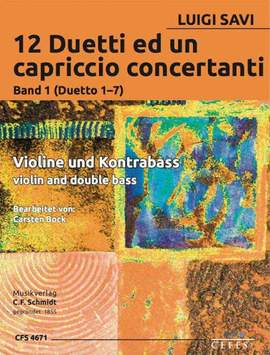 Savi, L: 12 Duetti ed un capriccio concertanti Vol. 1