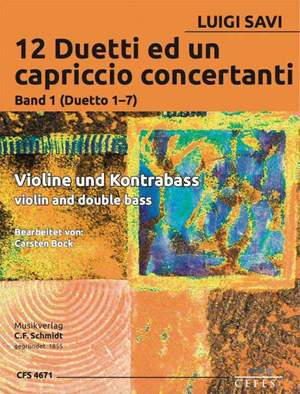 Savi, L: 12 Duetti ed un capriccio concertanti Vol. 1