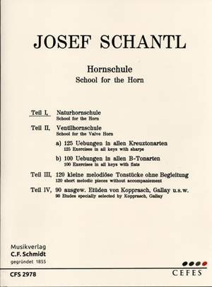 Schantl, J: Hornschule Vol. 1