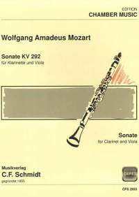 Mozart, W A: Sonate KV 292