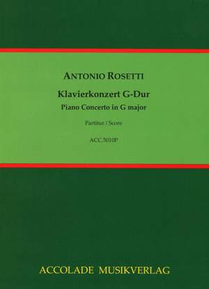 Rosetti, F A: Piano Concerto