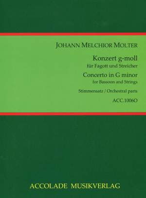 Molter, J M: Konzert g-moll G minor