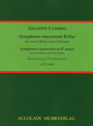 Cambini, G G: Symphonie concertante in Bb major