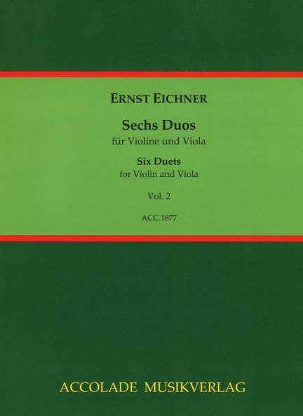 Eichner, E: Sechs Duos Vol. 2