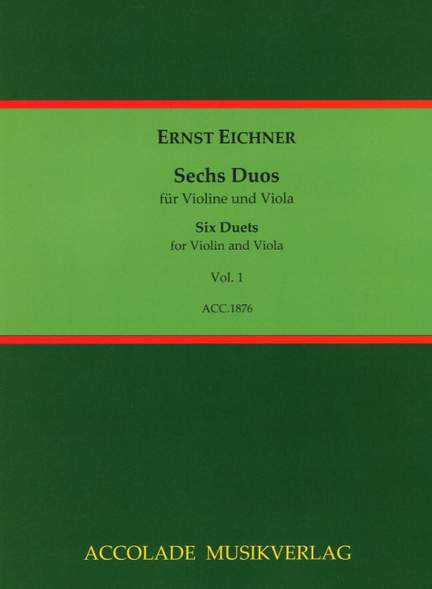 Eichner, E: Sechs Duos Vol. 1