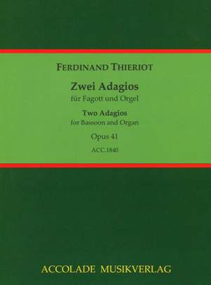 Thieriot, F: Two Adagios op. 41