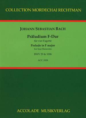 Bach, J S: Prelude in F major