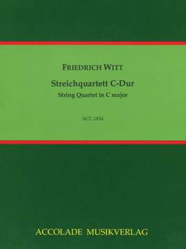 Witt, F: Streichquartett C-Dur