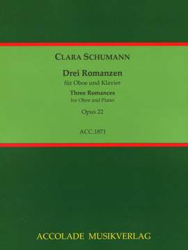 Schumann, C: 3 Romanzen op. 22 op. 22