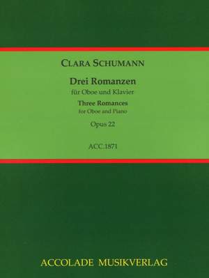 Schumann, C: Three Romances op. 22