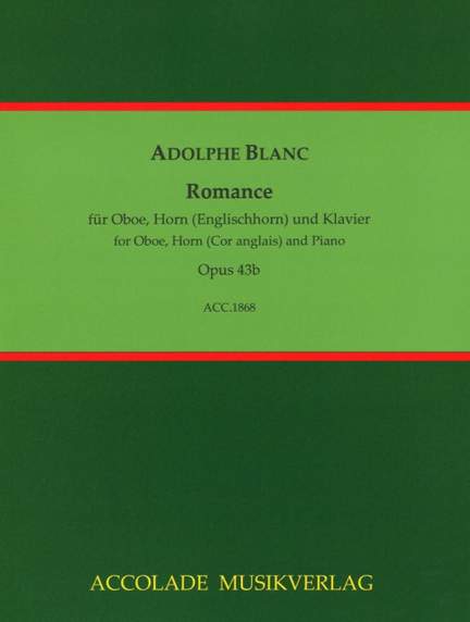 Blanc, A: Romance op. 43b