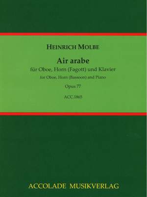 Molbe, H: Air arabe op. 77