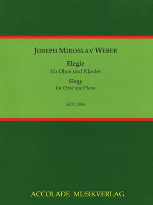Weber, J M: Elegie F major