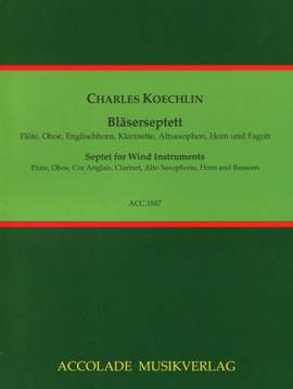 Koechlin, C: Bläserseptett C major op. 165