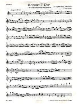 Schneider, G A: Konzert F-Dur op. 90