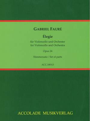 Fauré, G: Élégie op. 24