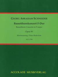 Schneider, G A: Bassetthornkonzert F-Dur op. 90