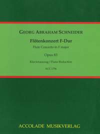 Schneider, G A: Flötenkonzert F-Dur op. 83