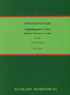 Vivaldi, A: Bassoon Concerto No. 28 in C major RV 466