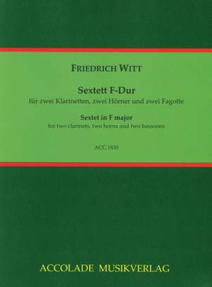 Witt, F: Sextet in F major