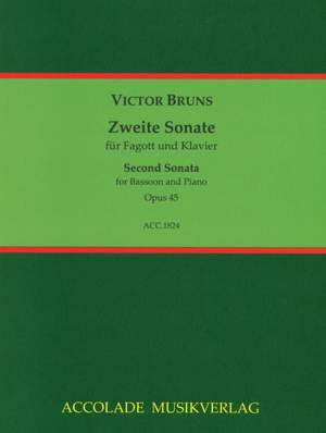 Bruns, V: Zweite Sonate op. 45
