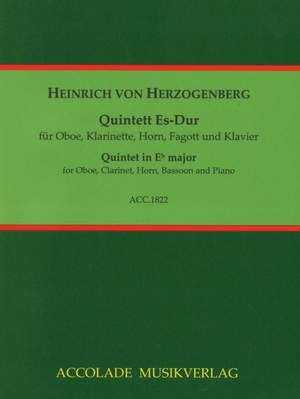 Herzogenberg, H v: Quintett Es-Dur op. 43