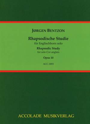 Bentzon, J: Rhapsodic Study op. 10