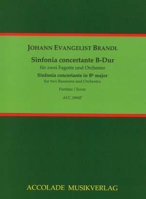 Brandl, J E: Sinfonie concertante B-Dur B flat major